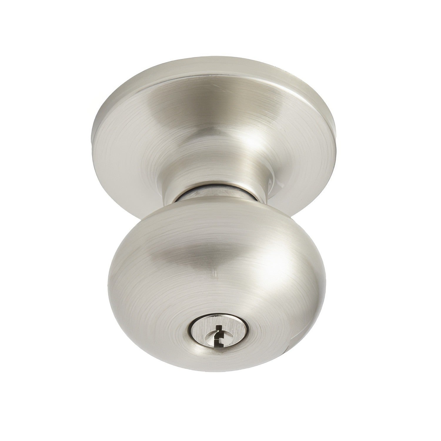 Better Home Products Noe Valley Mushroom Keyed Entry Door Knob
