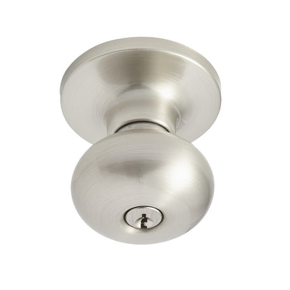 Better Home Products Noe Valley Mushroom Keyed Entry Door Knob