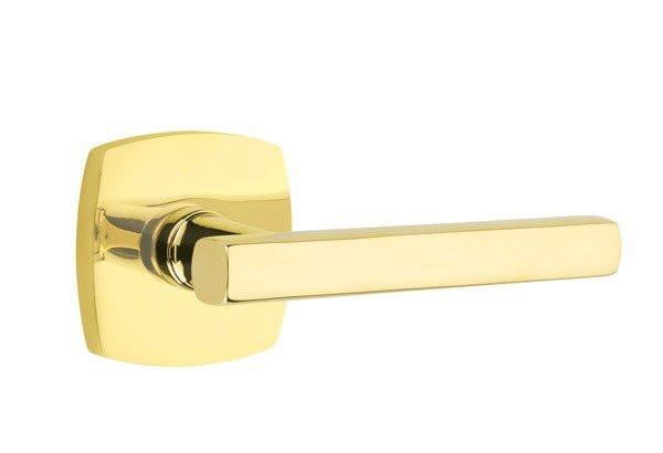 Emtek 5306FRLUS Freestone Dummy Door Lever Pair with Urban Modern Rose