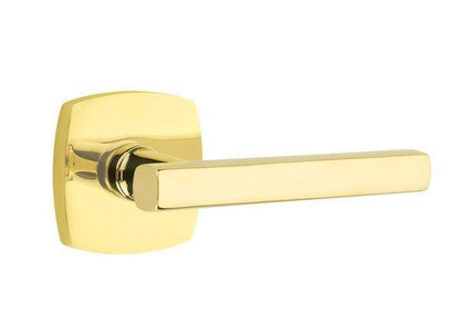 Emtek 5306FRLUS Freestone Dummy Door Lever Pair with Urban Modern Rose