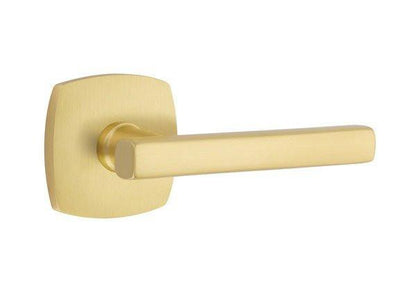 Emtek 5306FRLUS Freestone Dummy Door Lever Pair with Urban Modern Rose