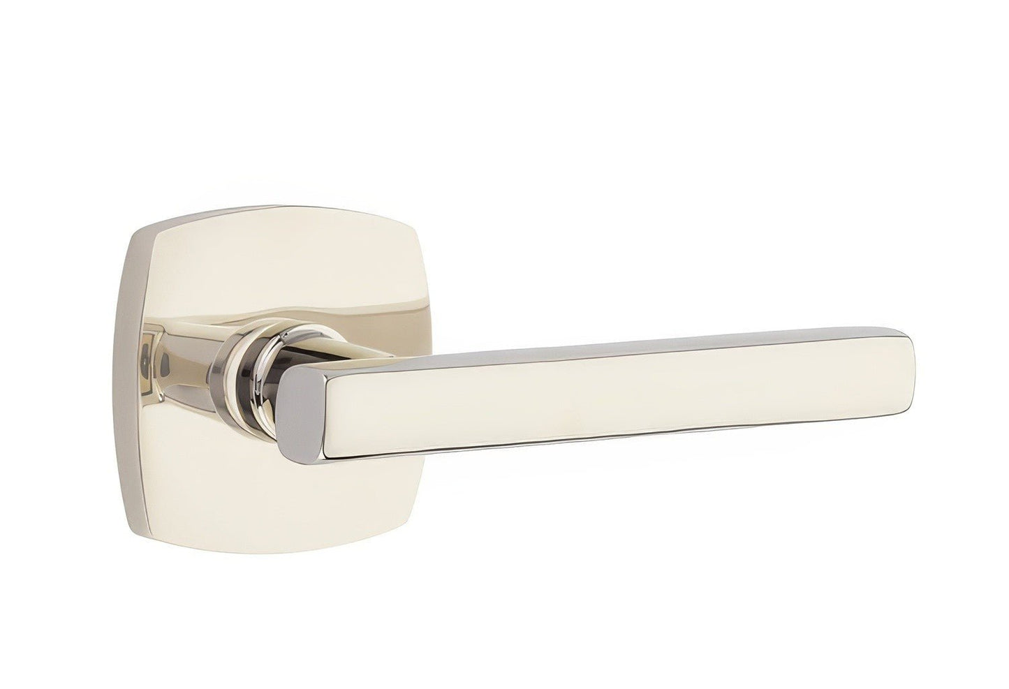 Emtek 5326FRLUSLH Freestone Lever Left Hand 2-3/8" Backset Privacy with Urban Modern Rose