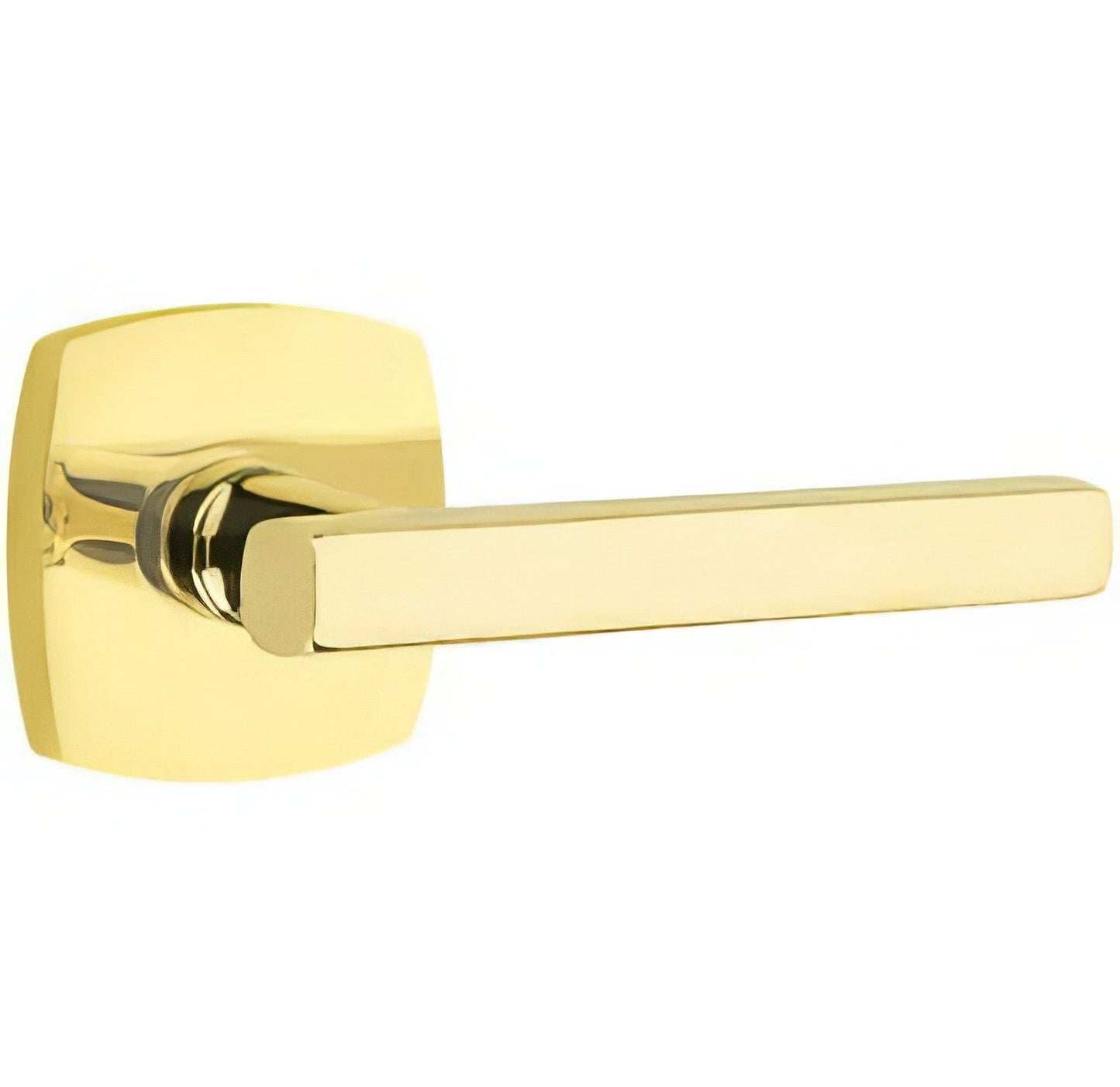 Emtek 5326FRLUSRH Freestone Lever Right Hand 2-3/8" Backset Privacy with Urban Modern Rose