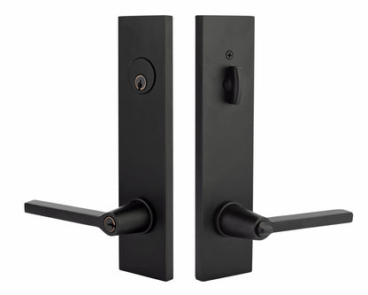 Emtek 5362HLOUS Helios Lever Modern Rectangular Two Point Dummy Lock