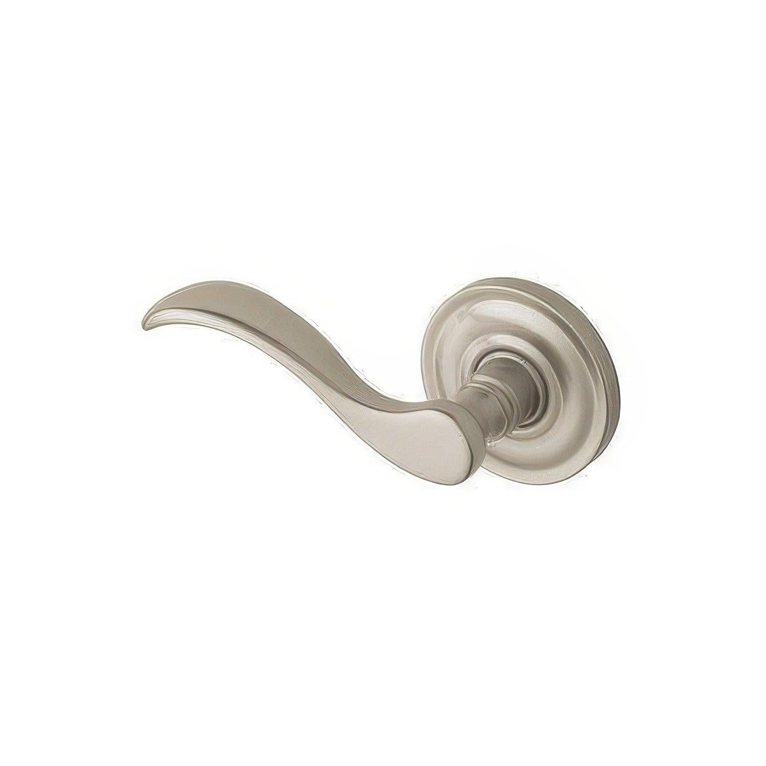 Baldwin 5455V.LDM Wave Left Hand Half Dummy Door Lever