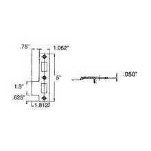 Baldwin 5528.R Combination Strike Plate