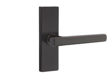 Emtek 5607FRLUSLH Freestone Lever Left Hand Thumbturn Privacy Stretto Narrow Trim Lockset