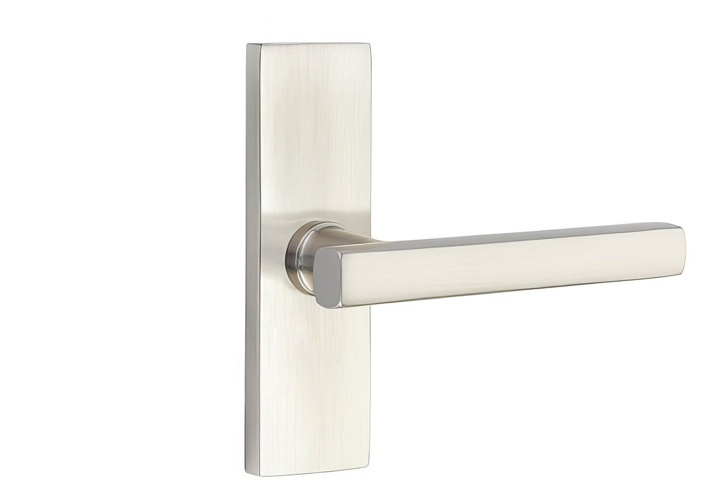 Emtek 5607FRLUSLH Freestone Lever Left Hand Thumbturn Privacy Stretto Narrow Trim Lockset