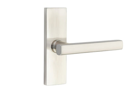 Emtek 5607FRLUSLH Freestone Lever Left Hand Thumbturn Privacy Stretto Narrow Trim Lockset