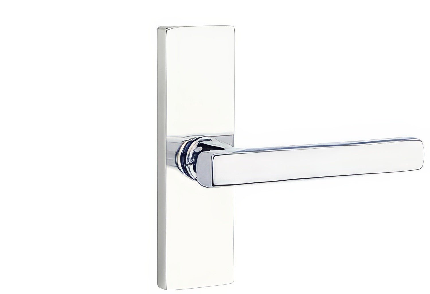 Emtek 5607FRLUSLH Freestone Lever Left Hand Thumbturn Privacy Stretto Narrow Trim Lockset