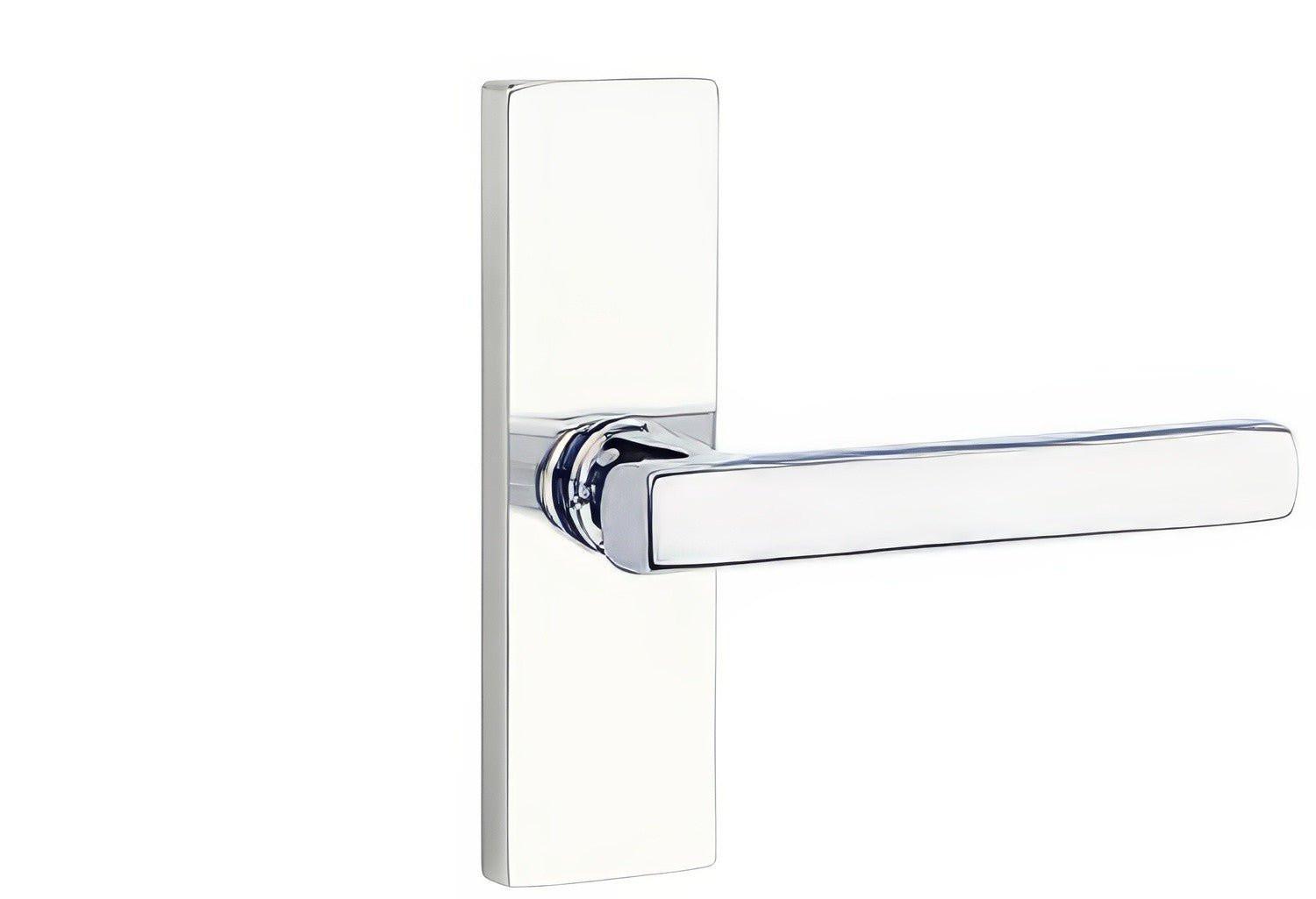Emtek 5607FRLUSLH Freestone Lever Left Hand Thumbturn Privacy Stretto Narrow Trim Lockset