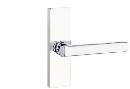 Emtek 5607FRLUSRH Freestone Lever Right Hand Thumbturn Privacy Stretto Narrow Trim Lockset
