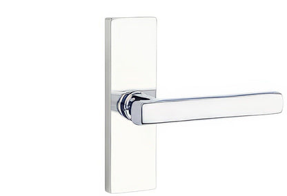 Emtek 5607FRLUSRH Freestone Lever Right Hand Thumbturn Privacy Stretto Narrow Trim Lockset