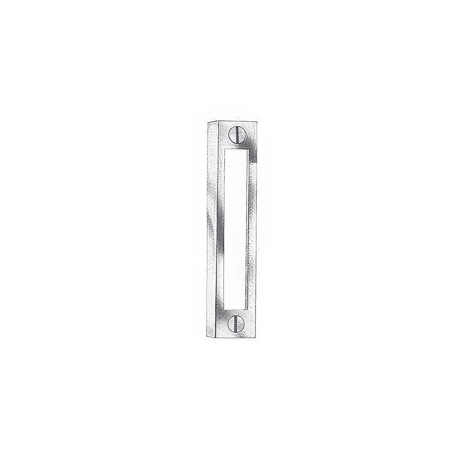 Baldwin 5628 Reverse Bevel Keeper for Rim Locks