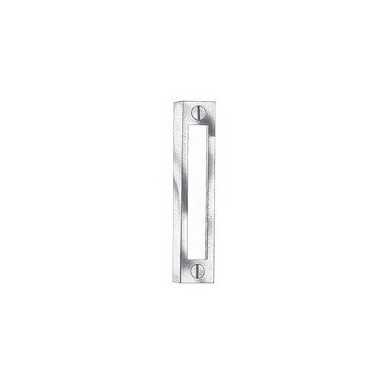 Baldwin 5642 Reverse Bevel Keeper for 5644 Rim Lock