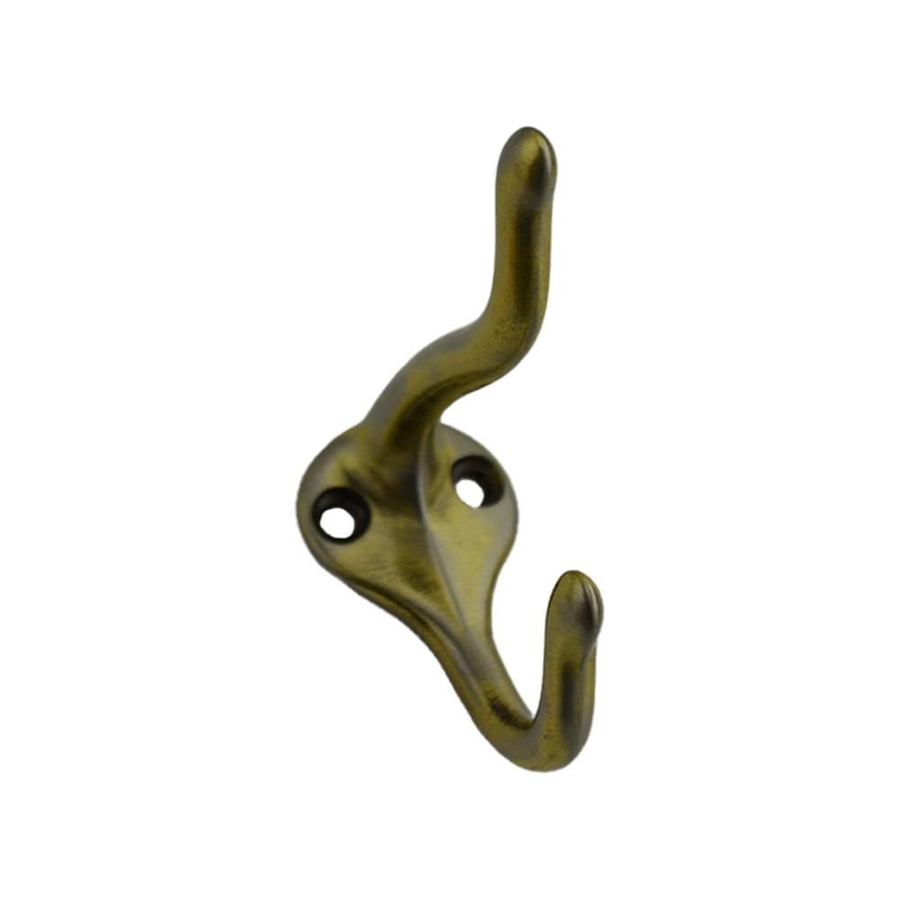 Ives 571A5 Aluminum Coat and Hat Hook Antique Brass Finish.