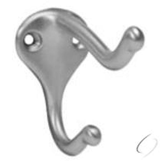 Ives 571B26D Solid Brass Coat and Hat Hook Satin Chrome Finish.