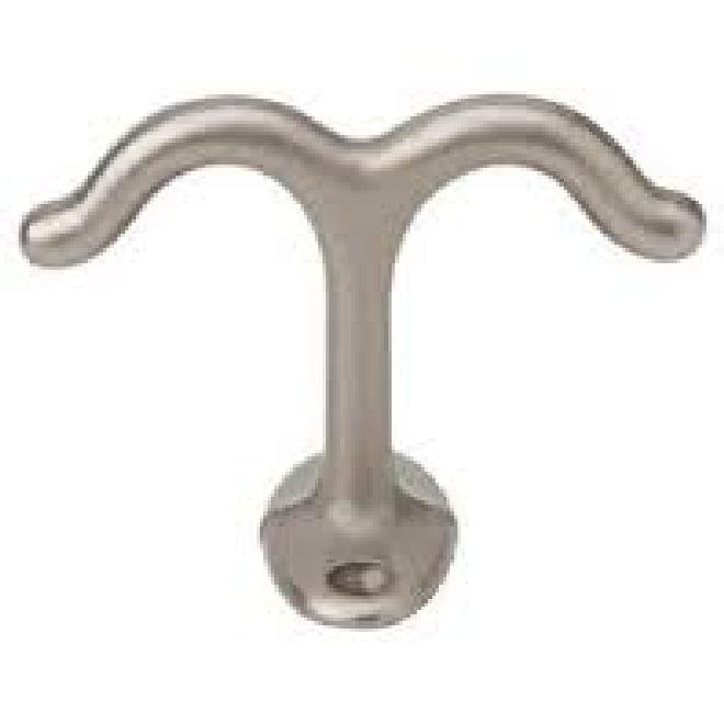 Ives 580A15 Aluminum Ceiling Hook Satin Nickel Finish.
