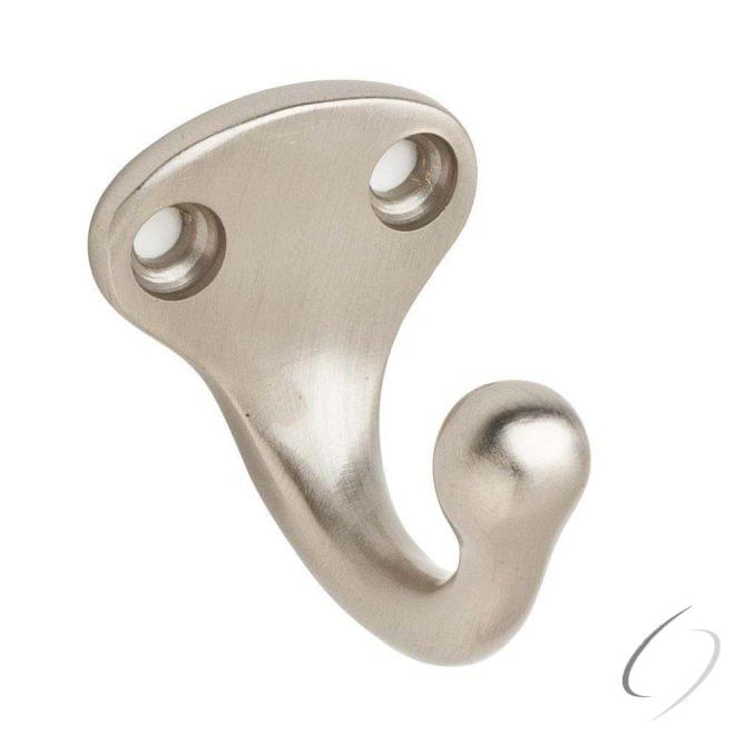 Ives 581B15 Solid Brass Single Wardrobe Hook Satin Nickel Finish.