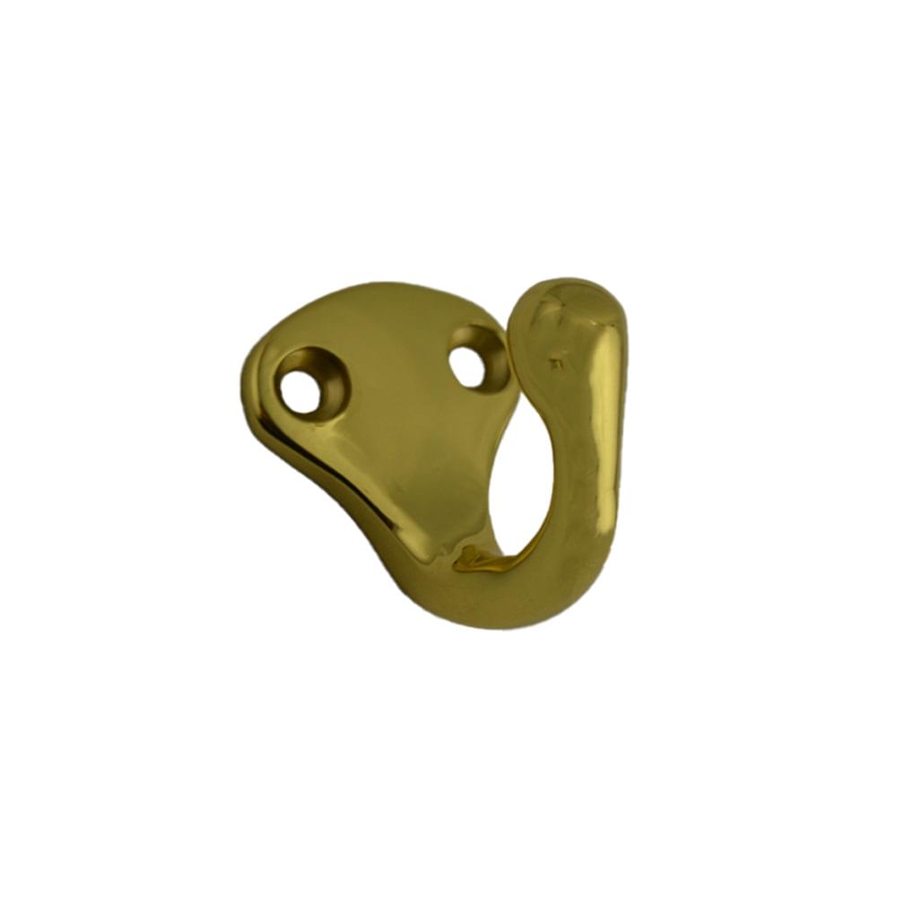 Ives 581B3 Solid Brass Single Wardrobe Hook Bright Brass Finish.