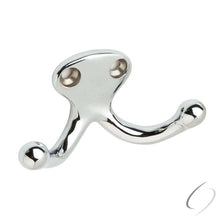 Ives 582B26 Solid Brass Double Wardrobe Hook Bright Chrome Finish.
