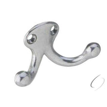 Ives 582B26D Solid Brass Double Wardrobe Hook Satin Chrome Finish.