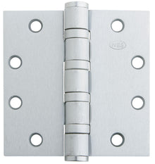 Ives 5BB1HW5412652 5" x 4-1/2" Five Knuckle Ball Bearing Heavy Weight Hinge Satin Chrome Finish.