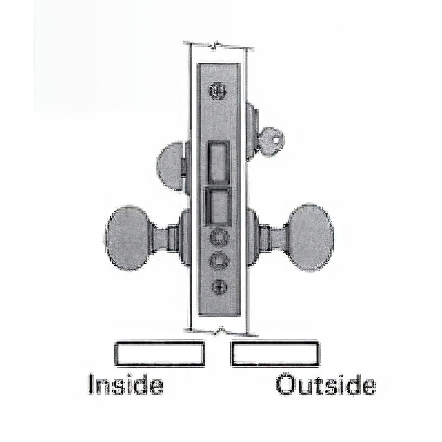Baldwin 6001.L Left Hand Entry Mortise Lock