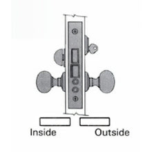 Baldwin 6001.R Right Hand Entry Mortise Lock