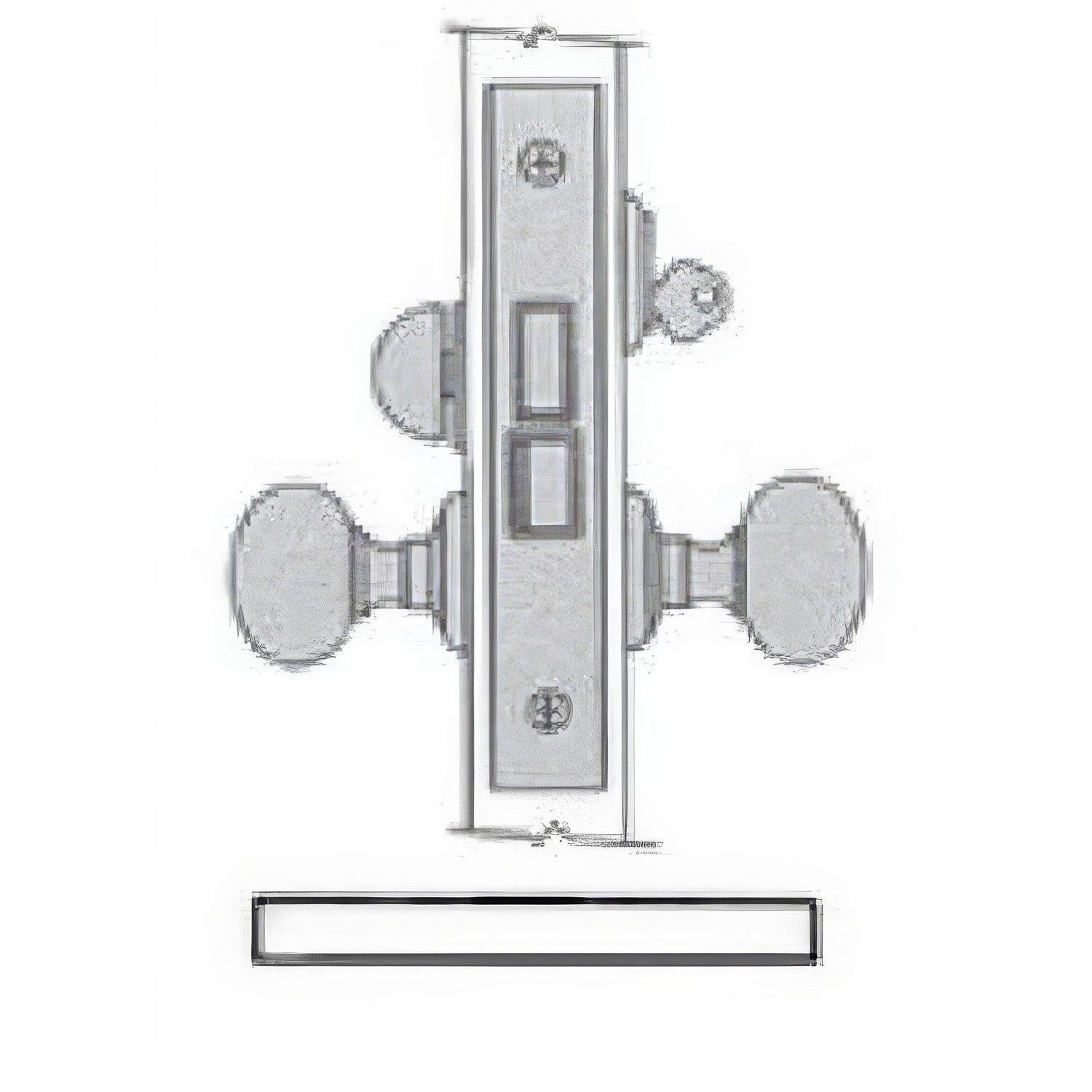 Baldwin 6010.R Right Hand Entry Mortise Lock.