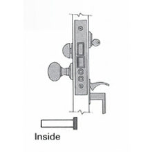 Baldwin 6020.L Left Hand Entry Mortise Lock.
