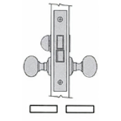 Baldwin 6055.L Left Hand Privacy Mortise Lock