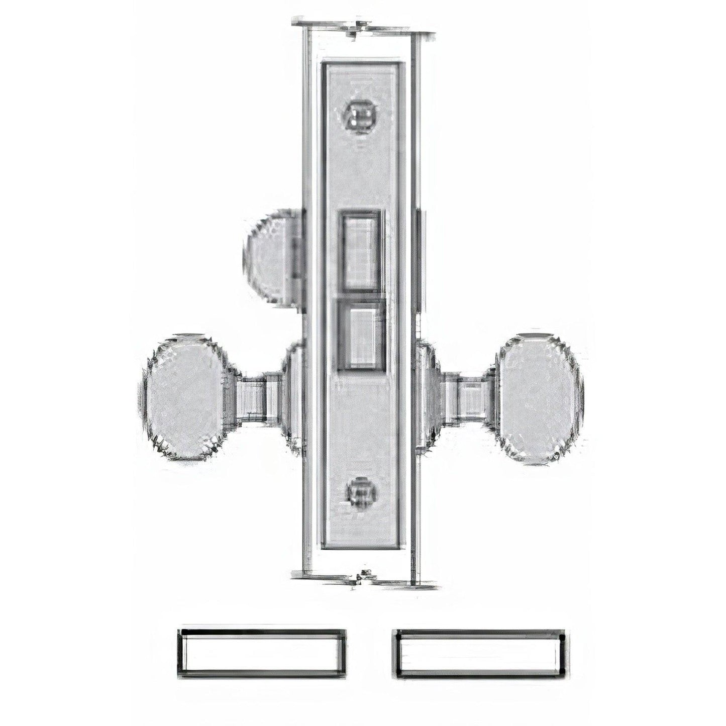 Baldwin 6055.LRLS Left Hand Reverse Bevel Lever Strength Privacy Mortise Lock