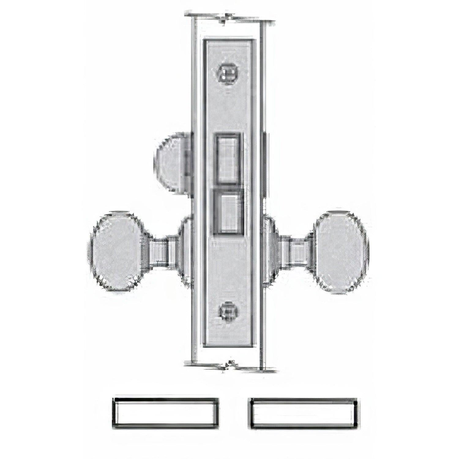 Baldwin 6055.LRLS Left Hand Reverse Bevel Lever Strength Privacy Mortise Lock