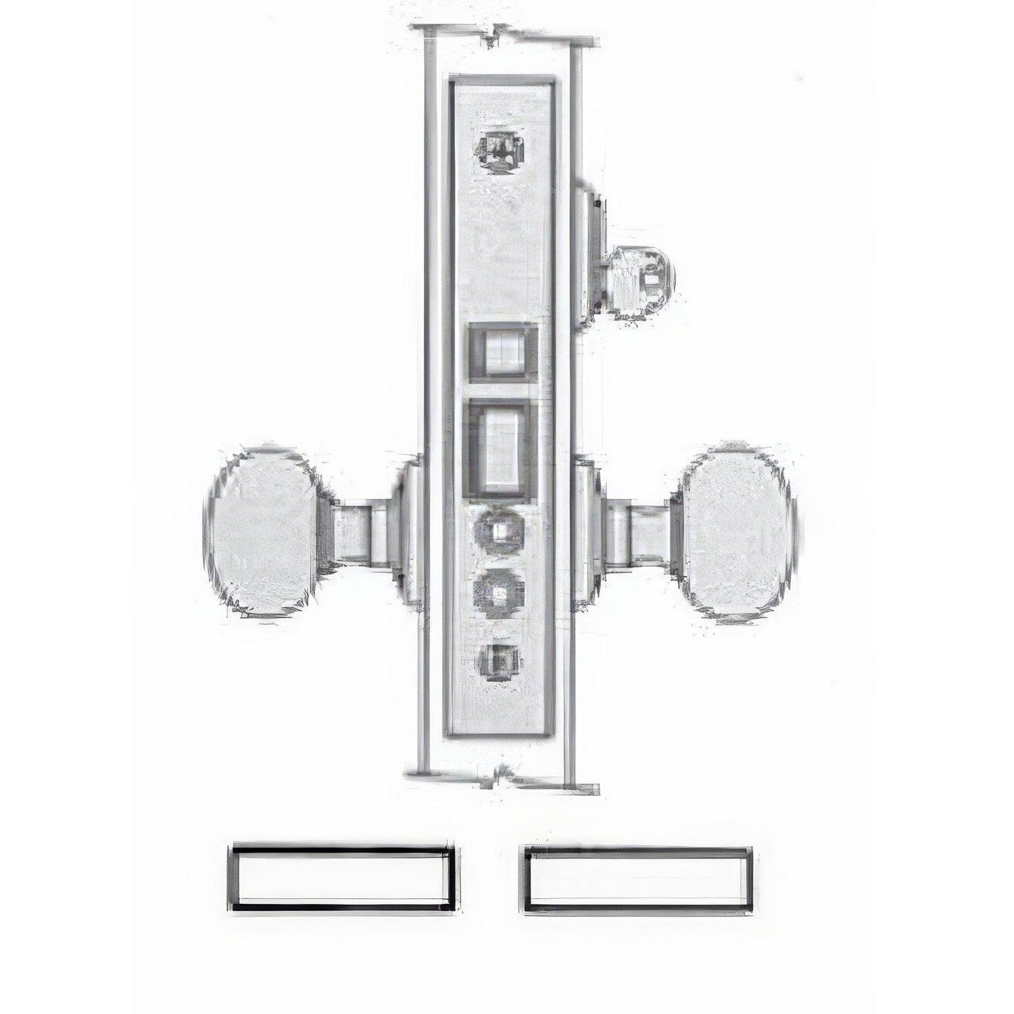 Baldwin 6060.RLS Right Hand Lever Strength Corridor and Office Mortise Lock