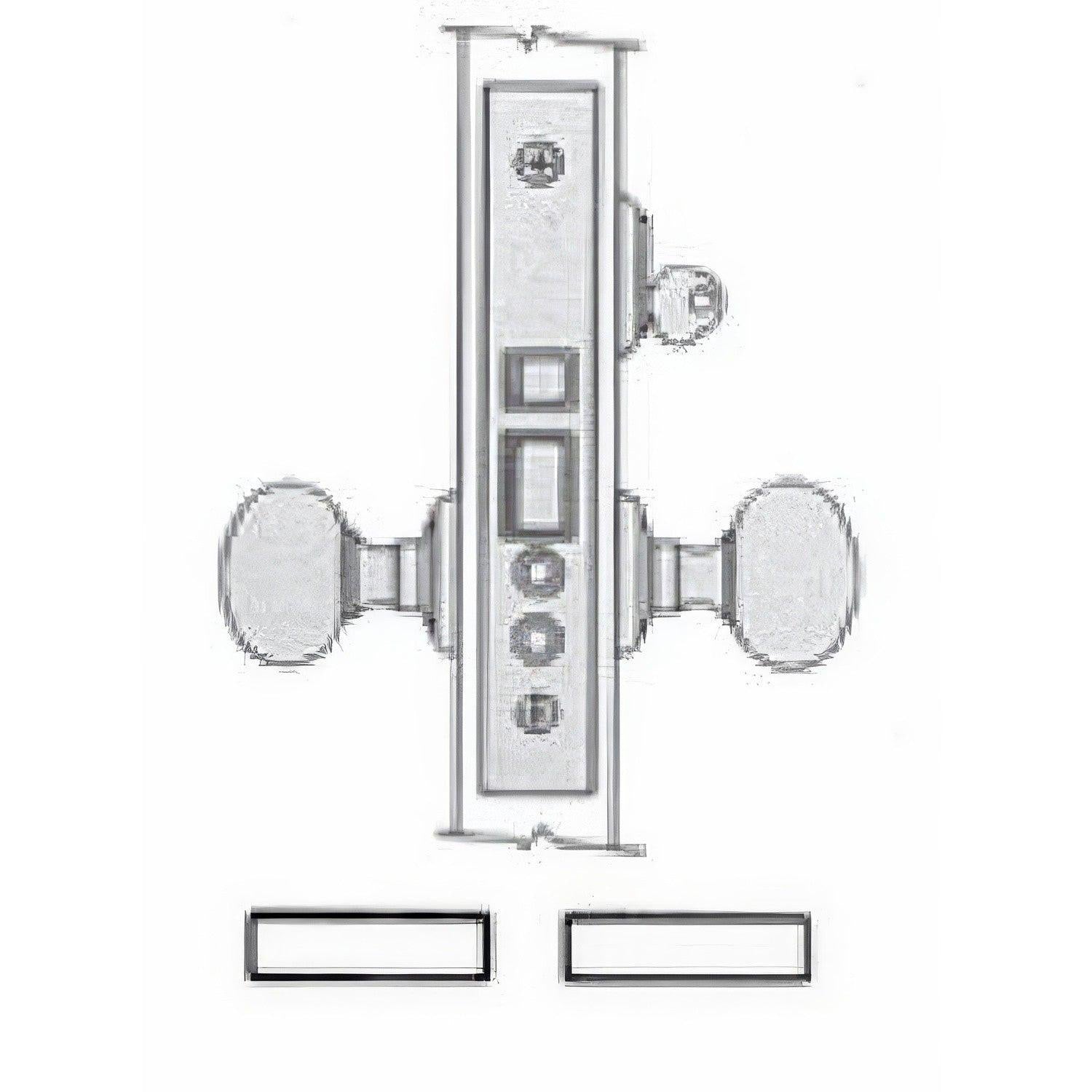 Baldwin 6060.RLS Right Hand Lever Strength Corridor and Office Mortise Lock