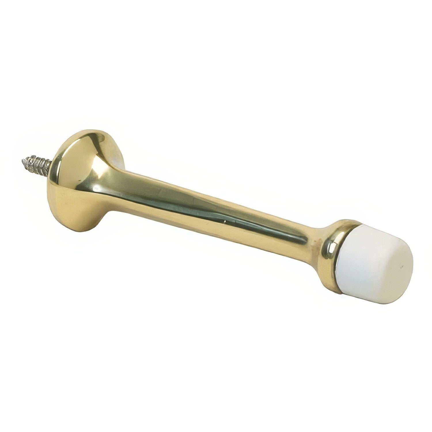 Ives 60A 3-3/4" Projection Aluminum Rigid Baseboard Door Stop 1" Base Diameter.