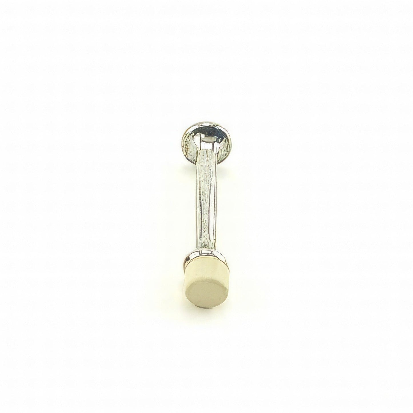 Ives 60A 3-3/4" Projection Aluminum Rigid Baseboard Door Stop 1" Base Diameter.