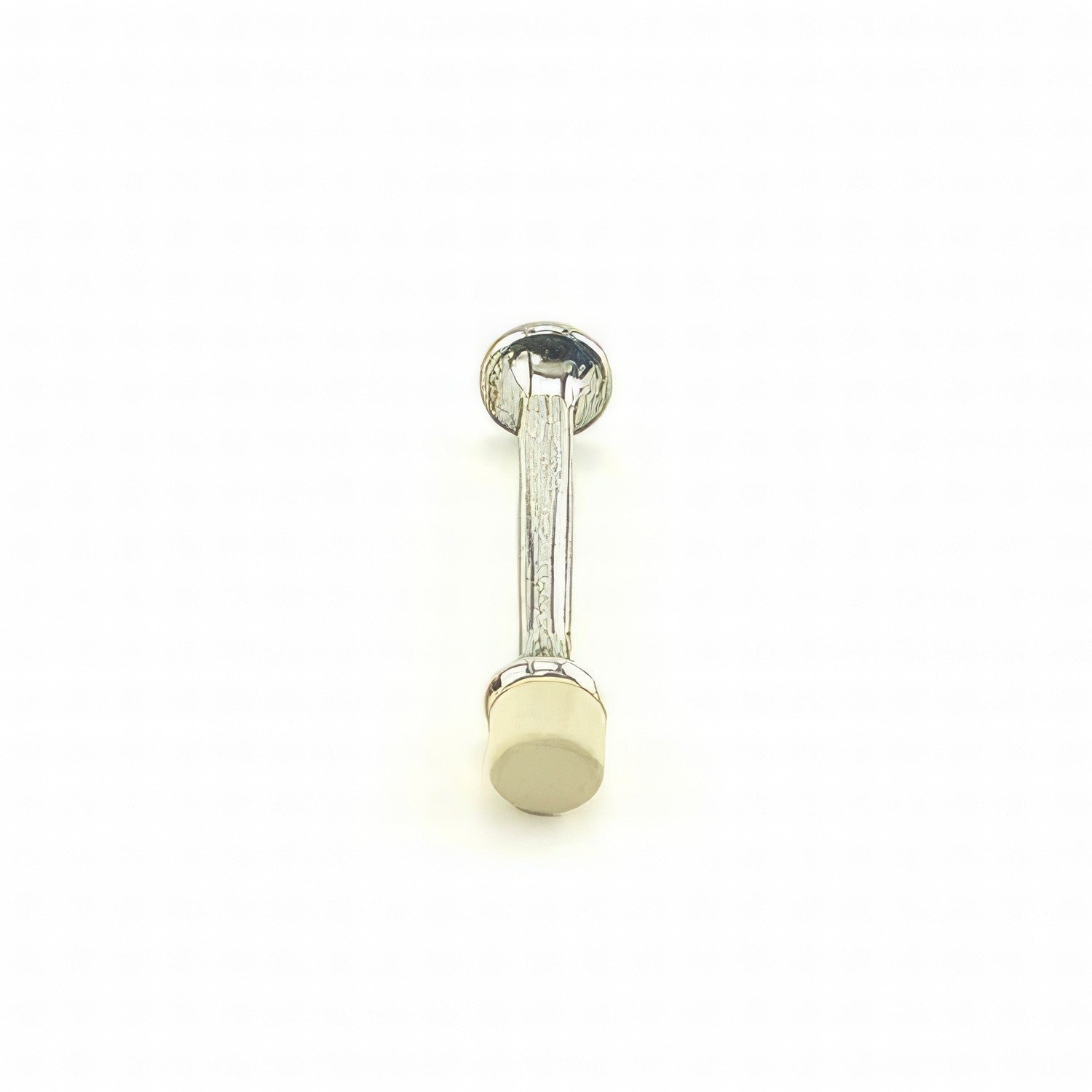 Ives 60A 3-3/4" Projection Aluminum Rigid Baseboard Door Stop 1" Base Diameter.
