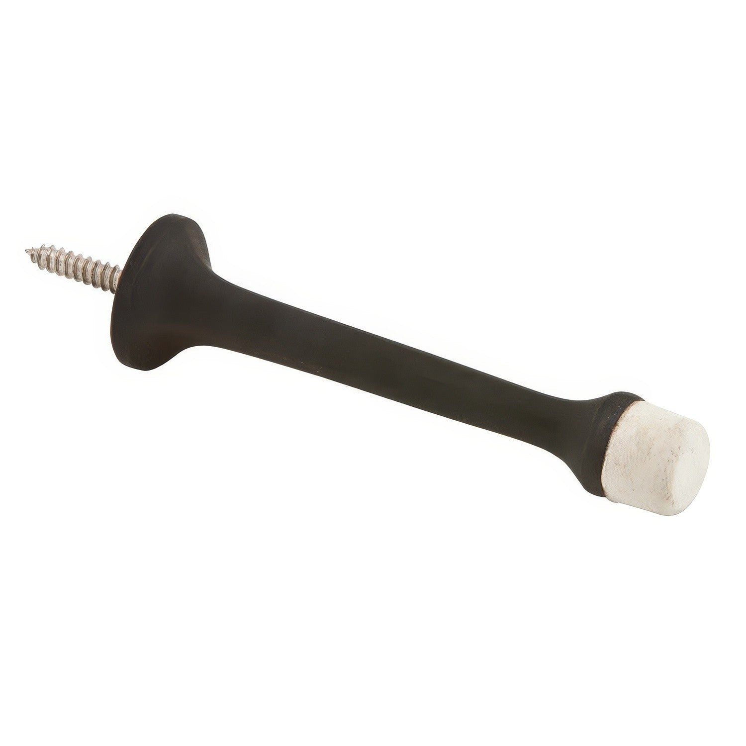 Ives 60MB 3-3/4" Projection Solid Brass Rigid Baseboard Door Stop 1" Base Diameter.