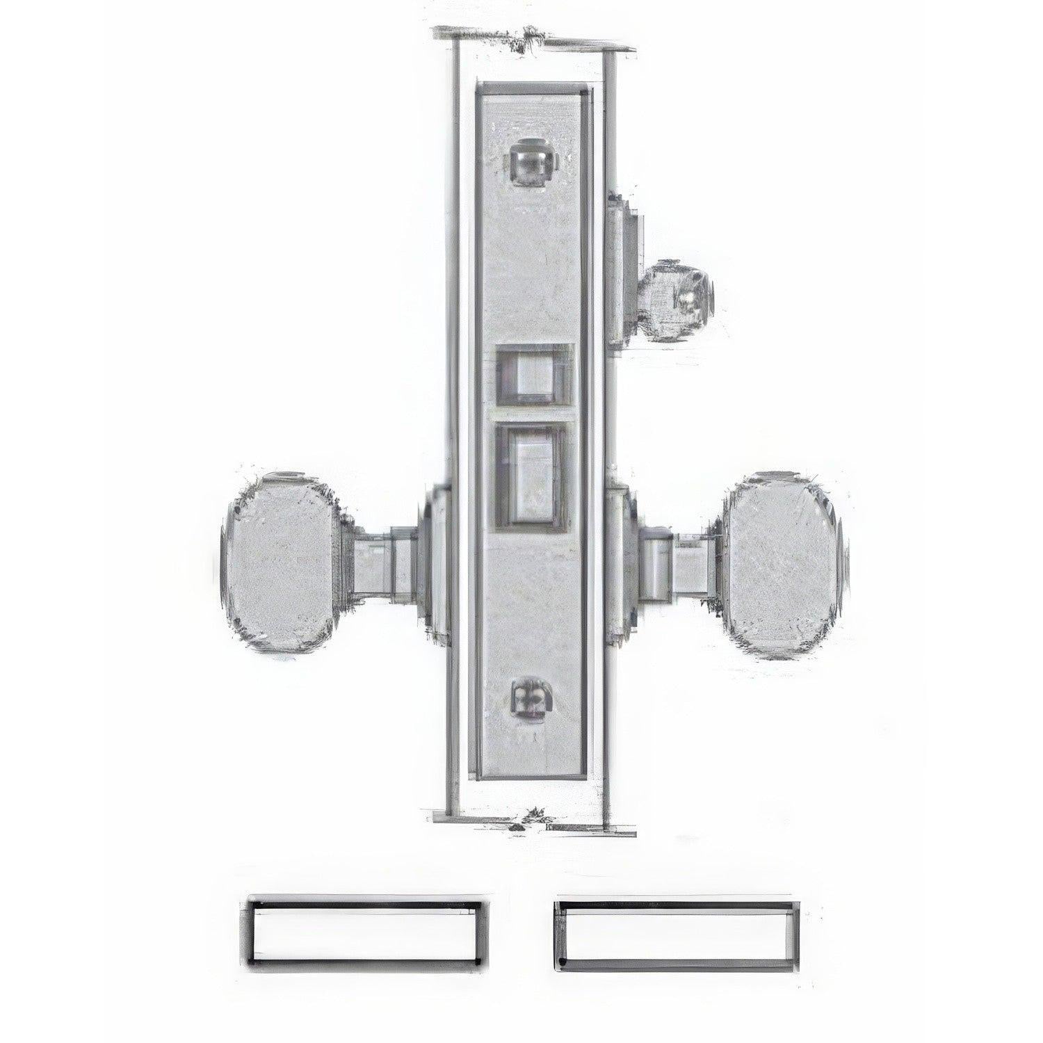 Baldwin 6130.LL Left Hand Reverse Bevel Classroom Mortise Lock