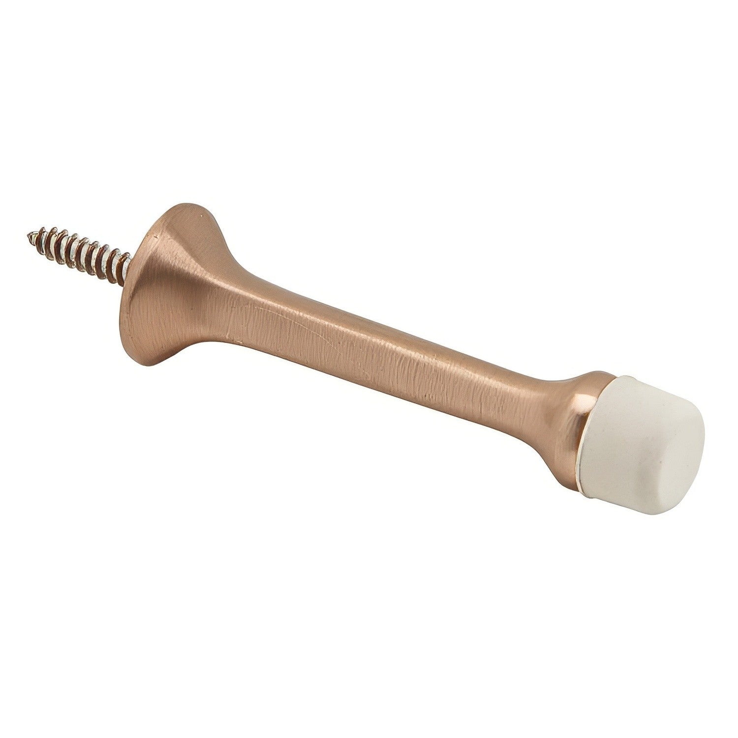 Ives 61A 3-3/16" Projection Aluminum Baseboard Rigid Door Stop 7/8" Base Diameter.