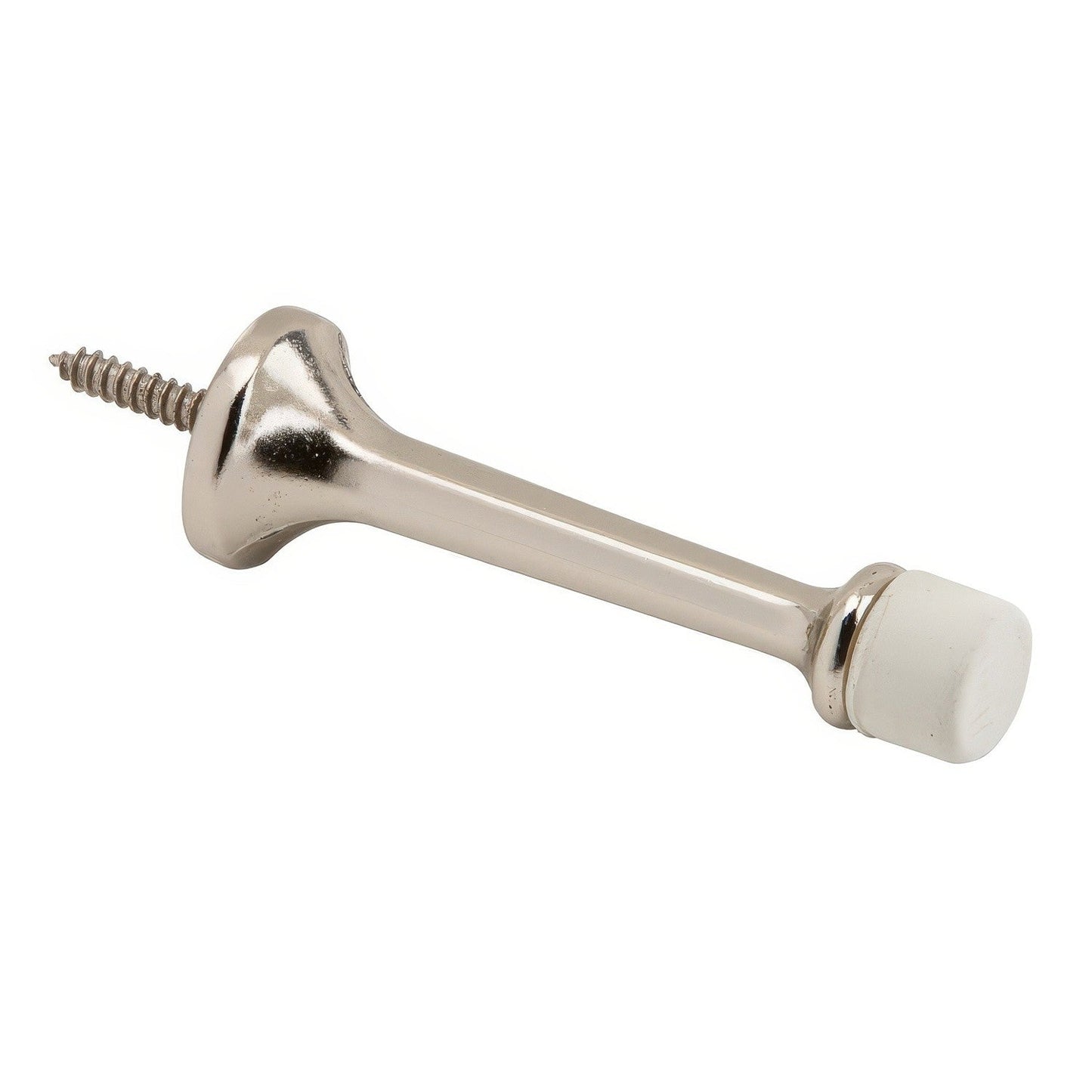 Ives 61A 3-3/16" Projection Aluminum Baseboard Rigid Door Stop 7/8" Base Diameter.