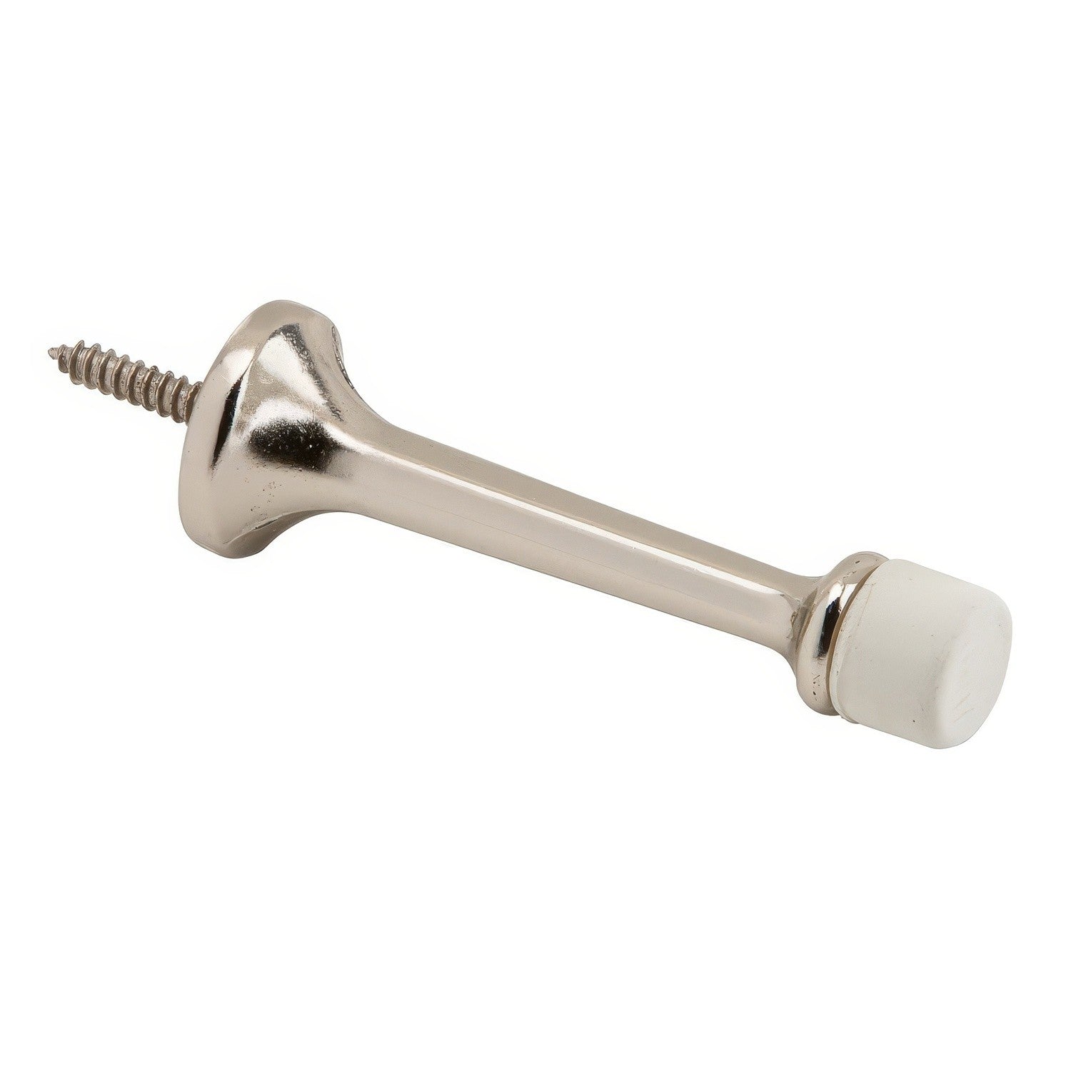 Ives 61A 3-3/16" Projection Aluminum Baseboard Rigid Door Stop 7/8" Base Diameter.