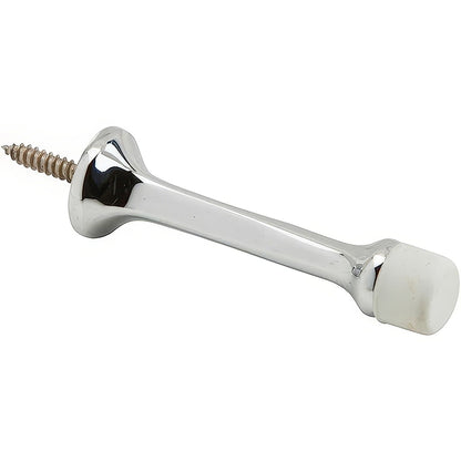 Ives 61A 3-3/16" Projection Aluminum Baseboard Rigid Door Stop 7/8" Base Diameter.