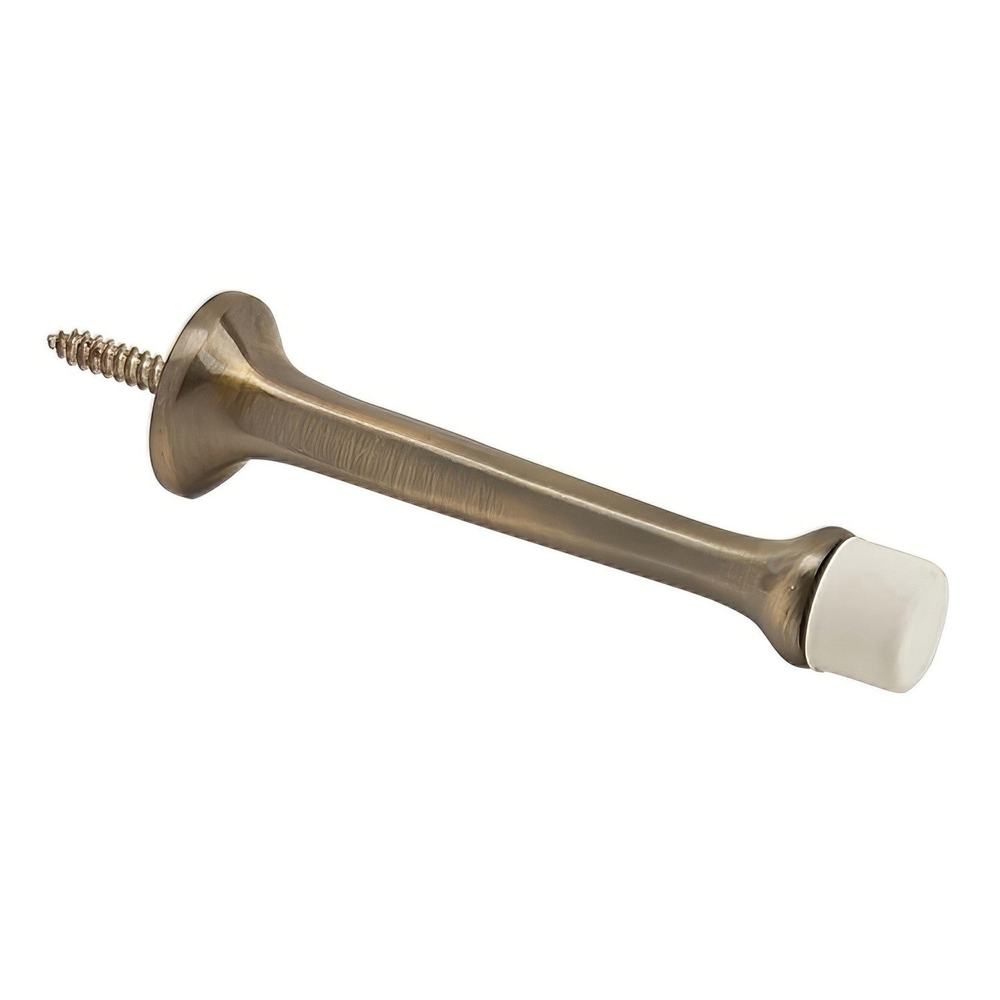 Ives 60MB 3-3/4" Projection Solid Brass Rigid Baseboard Door Stop 1" Base Diameter.