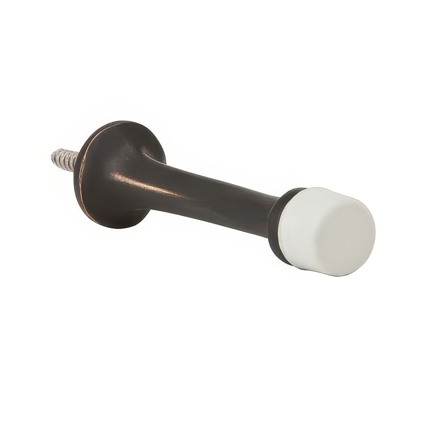 Ives 61B 3-1/8" Projection Solid Brass Baseboard Rigid Door Stop 7/8" Base Diameter