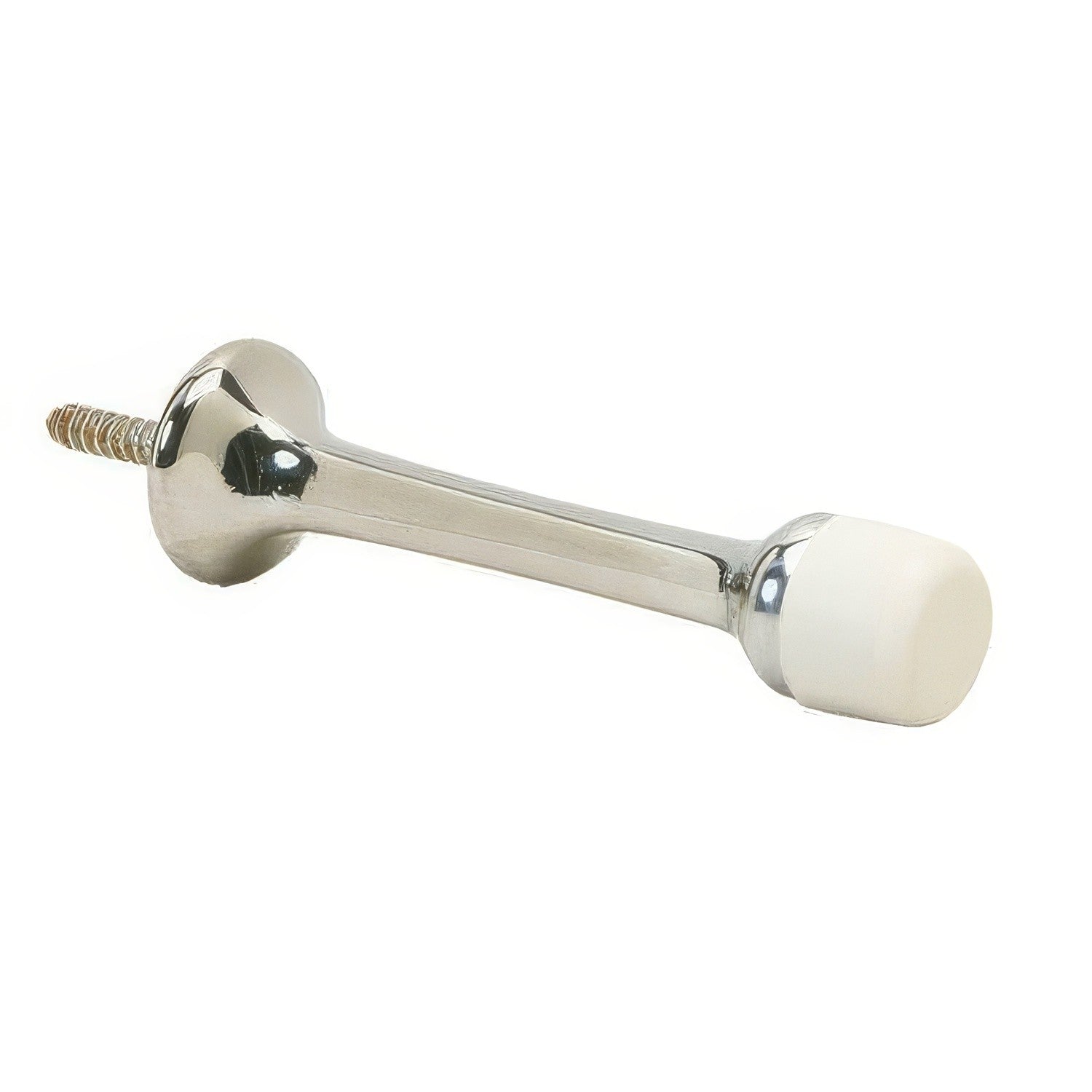 Ives 61B 3-1/8" Projection Solid Brass Baseboard Rigid Door Stop 7/8" Base Diameter