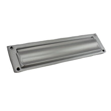 Ives 620PA28 Aluminum Magazine Mail Slot with Spring Loaded Front and Open Back Aluminum Finish.