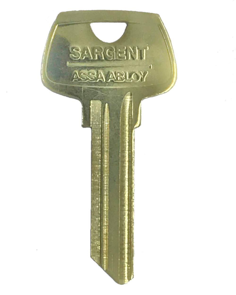 Sargent 6275LA 6 Pin Key Blank with LA Keyway